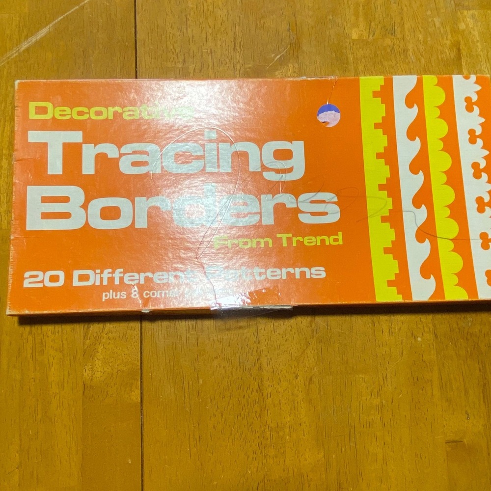 Trend Decorative Tracing Borders Set Good Vintage Stencils Teachers Trim Vintage